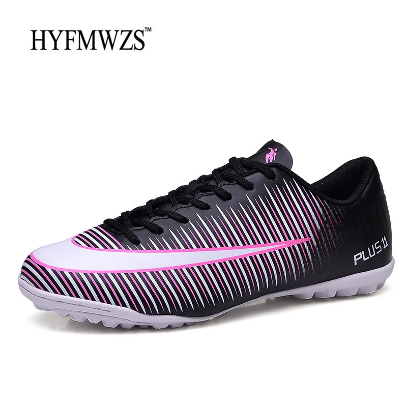 HYFMWZS высокое качество дешевые мужские сникерсы Superfly TF детские бутсы Крытый Сверхтонкий дышащий Chuteira Futebol