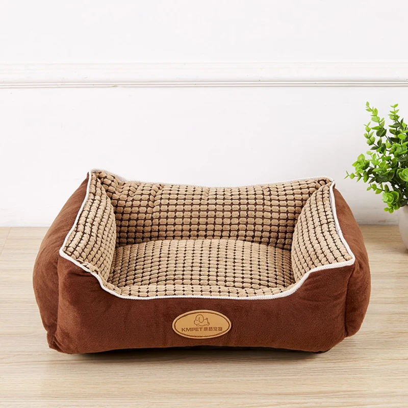 Cheap Top Quality Grande Raça Do Cão Cama Sofá Tapete Casa 3 Tamanho Berço Casa de Cama para animais de estimação para cães de grande porte Grande Cobertor Almofada Cesta Suprimentos Pd292