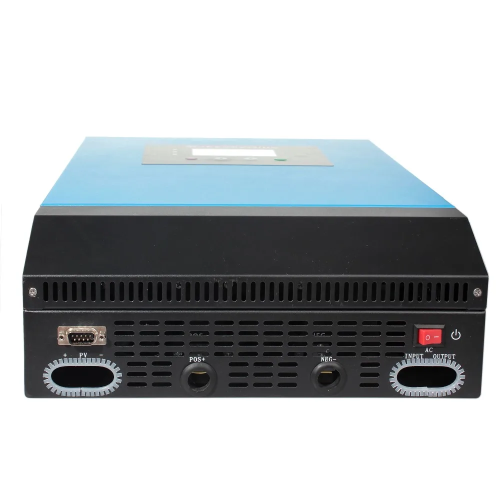 3KVA 2400W MPPT Гибридный солнечный инвертор 24V DC TO 230V AC 60A MPPT зарядное устройство