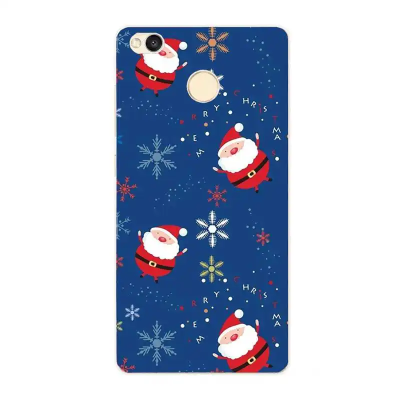 For Xiaomi Redmi 4x Case Xiomi Mi A1 Cover Christmas Santa Claus for xiaomi redmi Note 4 Note5 Pro 4A 5A Phone |
