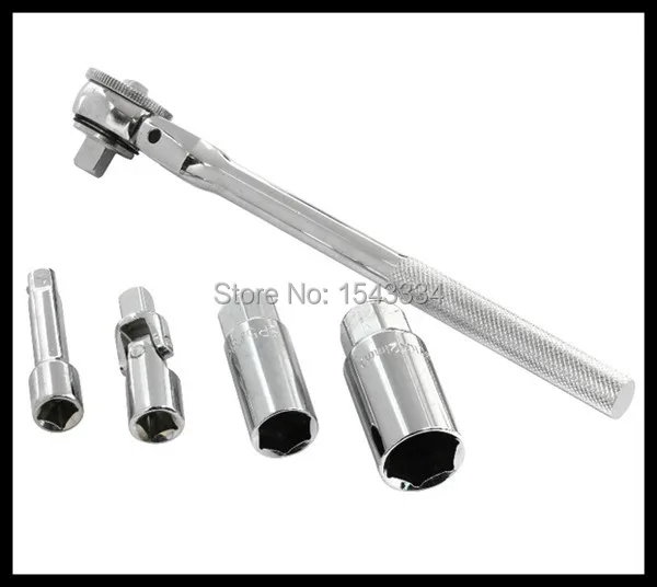 5 шт. свечей зажигания Набор торцевых ключей ремонт автомобилей Инструмент