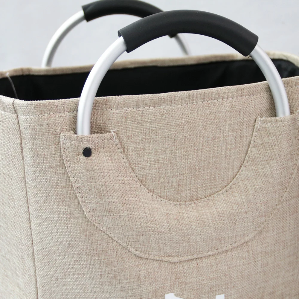 Модная Имитация конопли ручная корзина для грязной одежды креативная домашняя