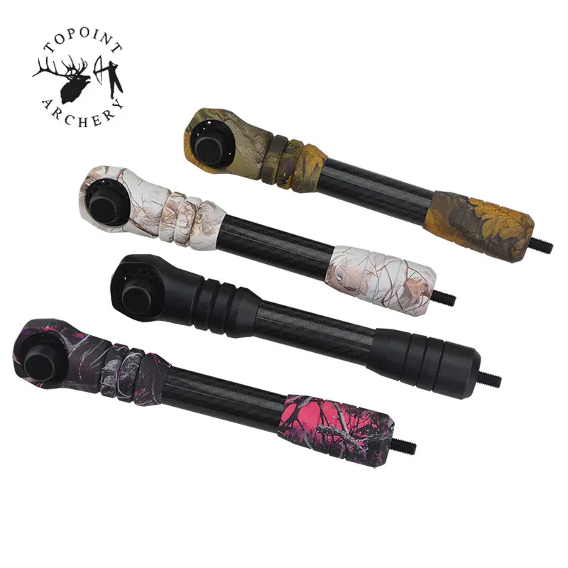 

1pc 6" 8" Compound Bow Stabilizer Carbon Weight Silencer Vibration Dampener Absorber For Outdoor Shooting Archery Accessories