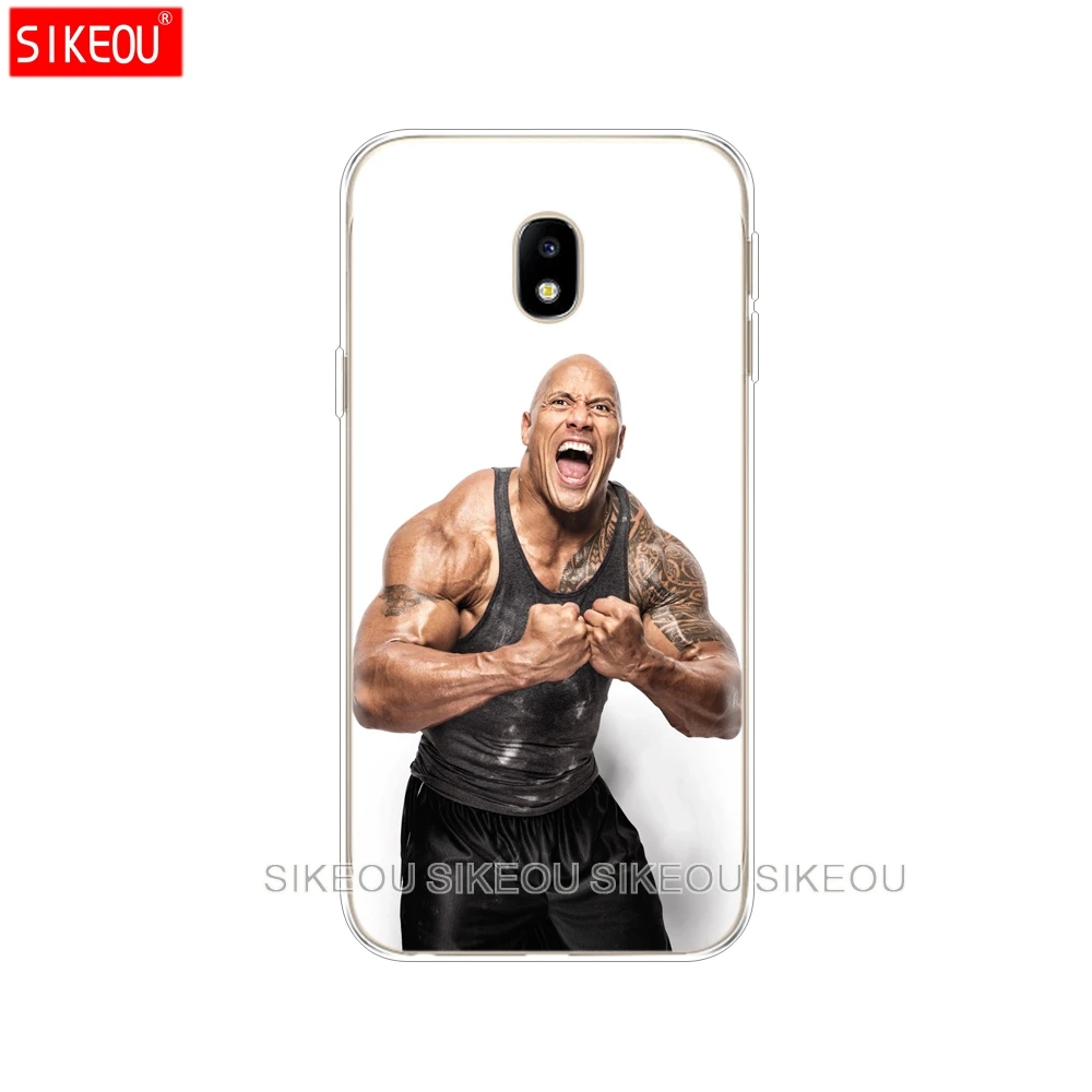 Силиконовый чехол для телефона Samsung Galaxy J3 J5 J7 2017 J330 J530 J730 PRO j2 2018 The Rock Dwayne