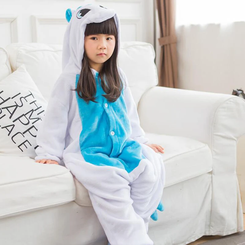 

Kid Blue Unicorn Cosplay Kigurumi Onesies Cartoon Anime Unicorn Jumpsuit Costume For Girl Boy Animal Disguise Sleepwear Pajamas