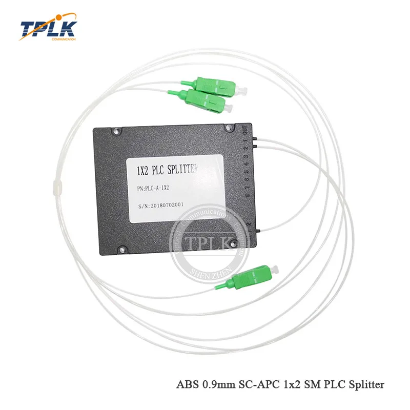 Горячая Распродажа 1 шт ABS SC APC 1x2 0 9 мм SM PLC разветвитель белый с разъемом