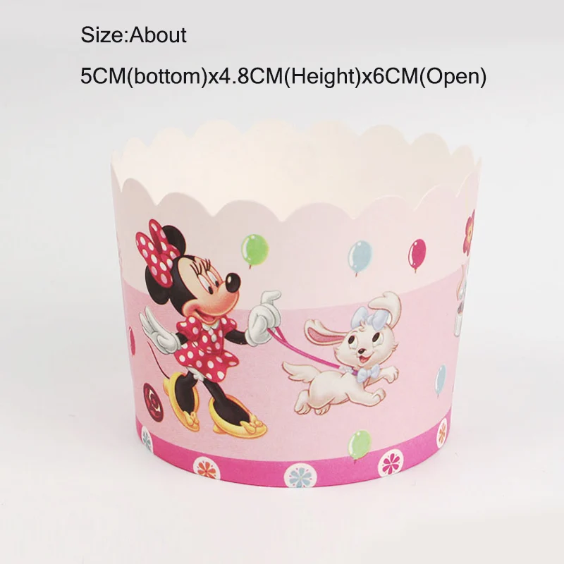 14 50 шт disney принцесса Белла бумажная форма для кекса выпечки инструмент бумажная формочка для выпечки поднос для вечеринок торта для свадьбы День рождения - Цвет: 14