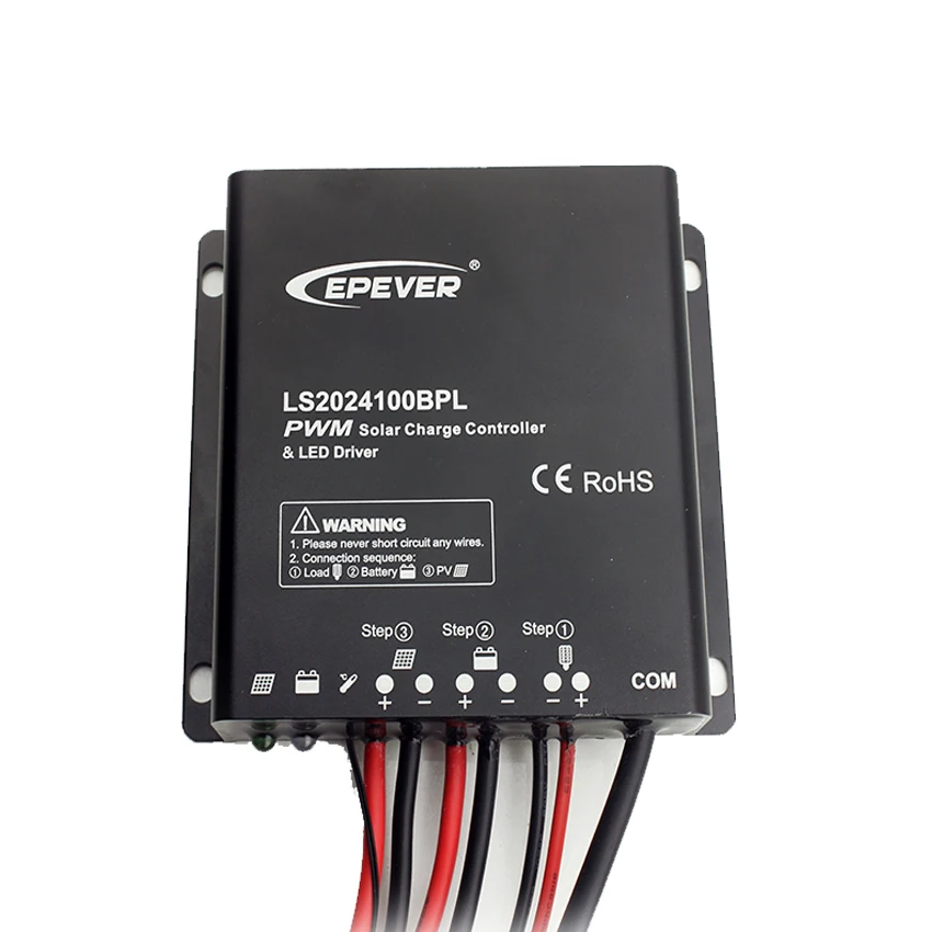 EPSOLAR LS2024100BPL 20A 12В 24В Солнечное зарядное устройство контроллер таймер IP67