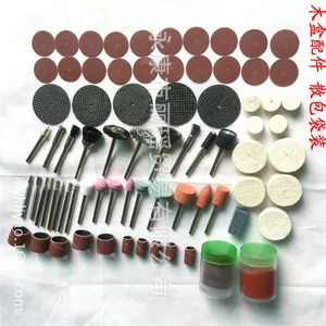 Комплект аксессуаров для роторного инструмента Fixmee, 100 шт., насадки Dremel 18 дюйма (3,175 мм), хвостовик для шлифовки и полировки для роторного станка