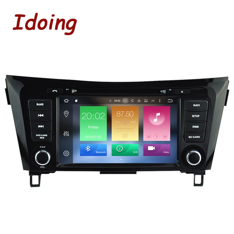 Idoing 2Din 8 &quotавтомобиль Android8.0 DVD радио плеер подходит Nissan Qashqai/X Trail 2014 gps навигация