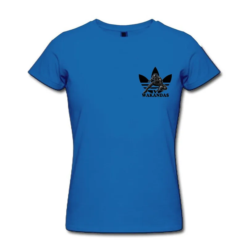 Дропшиппинг Черная пантера футболка Для женщин wakandas уличная camiseta Фитнес Костюмы