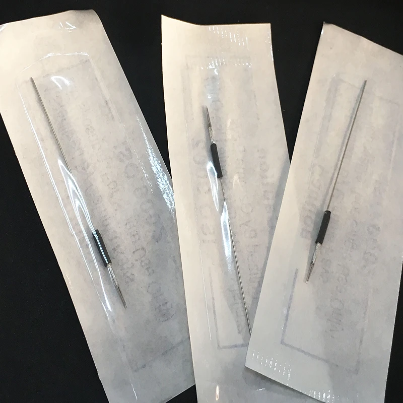 

100 Pcs Disposable Sterilized Professional Tattoo Needles 3RL For Tattoo Eyebrow Pen By Free Shipping