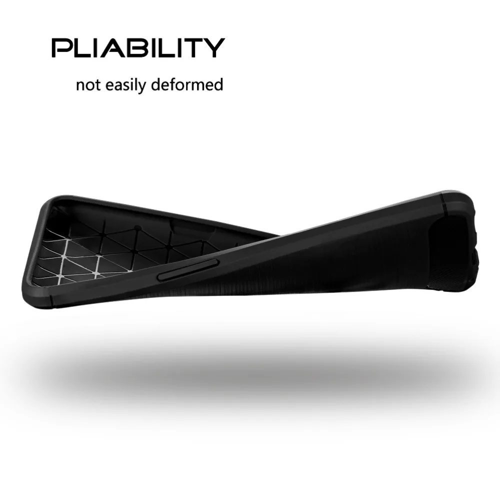 SLEO Case For HTC U11 Eyes Carbon Fiber Brushed Ultra Slim Soft Silicone TPU Plus Cover Life |