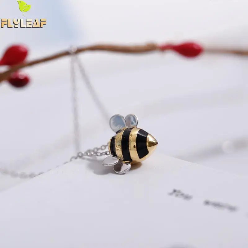 Женское Ожерелье Flyleaf с подвеской в виде пчелы ювелирное изделие из