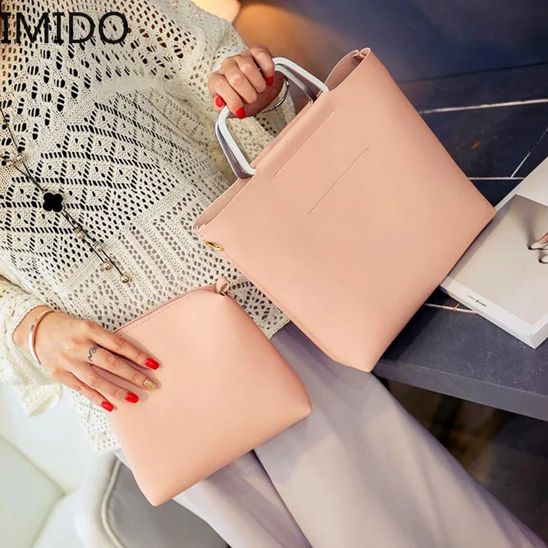 IMIDO Новый известный бренд Женская мода Pu кожаная сумка Роскошная