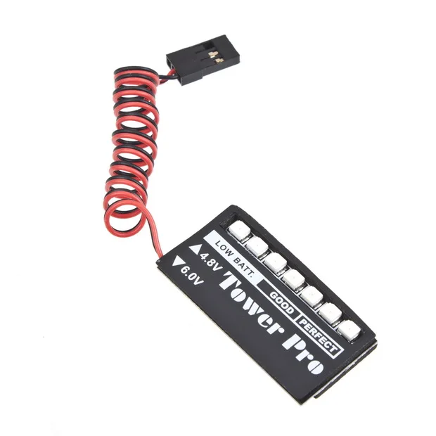 Tower pro Towrpro 7 уровень светодиодный аккумулятор приемника индикатор напряжения