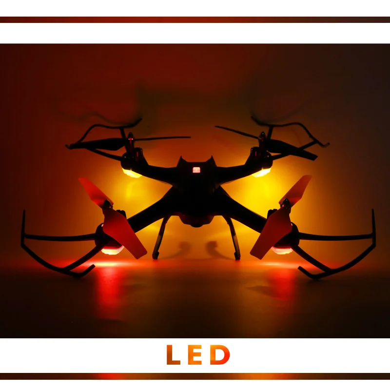 Радиоуправляемый квадрокоптер Дрон с камерой HD 0.3MP 2MP WiFi FPV камера Дистанционное
