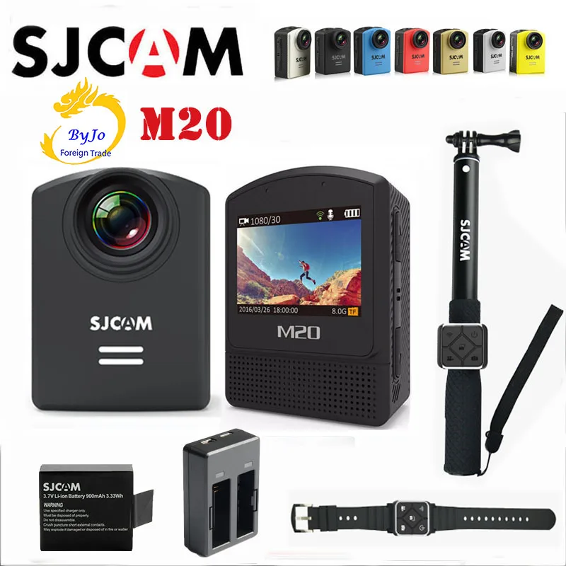 Оригинальная Спортивная Экшн камера SJCAM M20 WIFI 4K DV HD 1 5 &quot30 м Водонепроницаемая