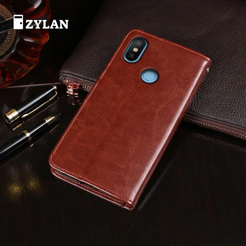 Кожаный флип чехол для Xiaomi Mi 6x A2 книжка кошелек Mia2 Funda Mi6x новинка и