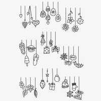 dangling doodles transparent clear silicone stampseal for diy scrapbookingphoto album decorative clear stamp sheets hem14