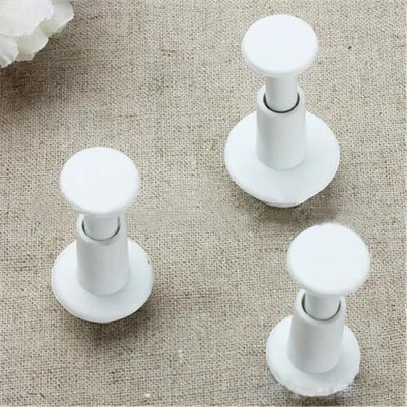 3 шт круглая помадка для бисквита Кондитерская плунжерная Печать пресс-форма