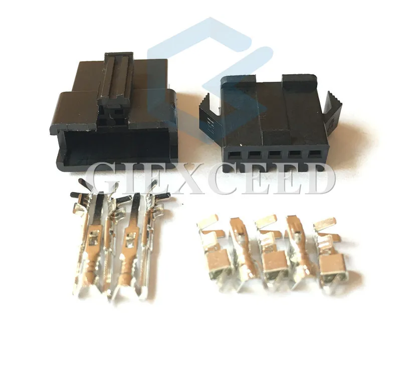 2 комплекта штекер и гнездо JST SM 5 контактов фоторазъем 54 мм|Кабели адаптеры