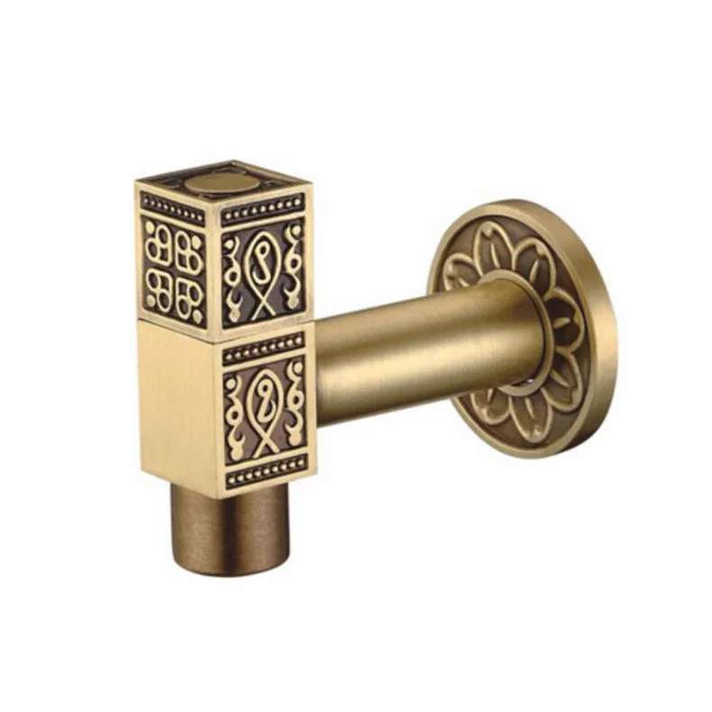 Brass Antique bronze G1/2 bibcock cold tap washing machine faucet toilet copper Garden | Обустройство дома