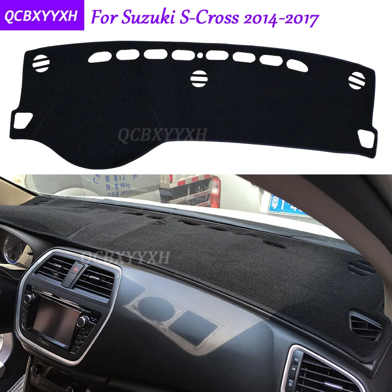 Для Suzuki S Cross 2014 2017 коврик для приборной панели защитный интерьер Photophobism теневая