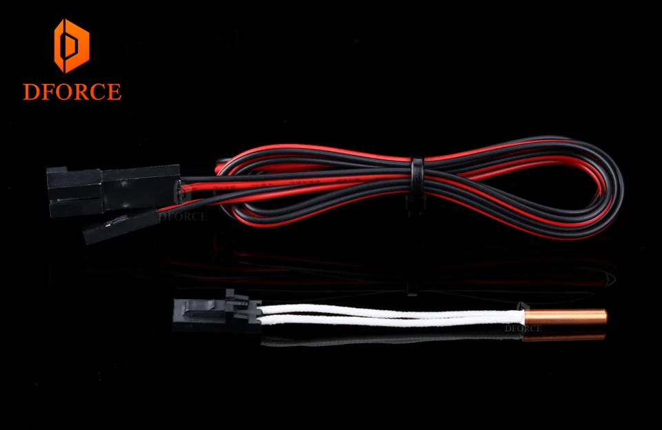 DFORCE 1 шт. ATC Semitec 104GT-2 104NT-4-R025H42G термистор картридж для E3D V6 вулкан сенсор картриджи нагреватель Блок