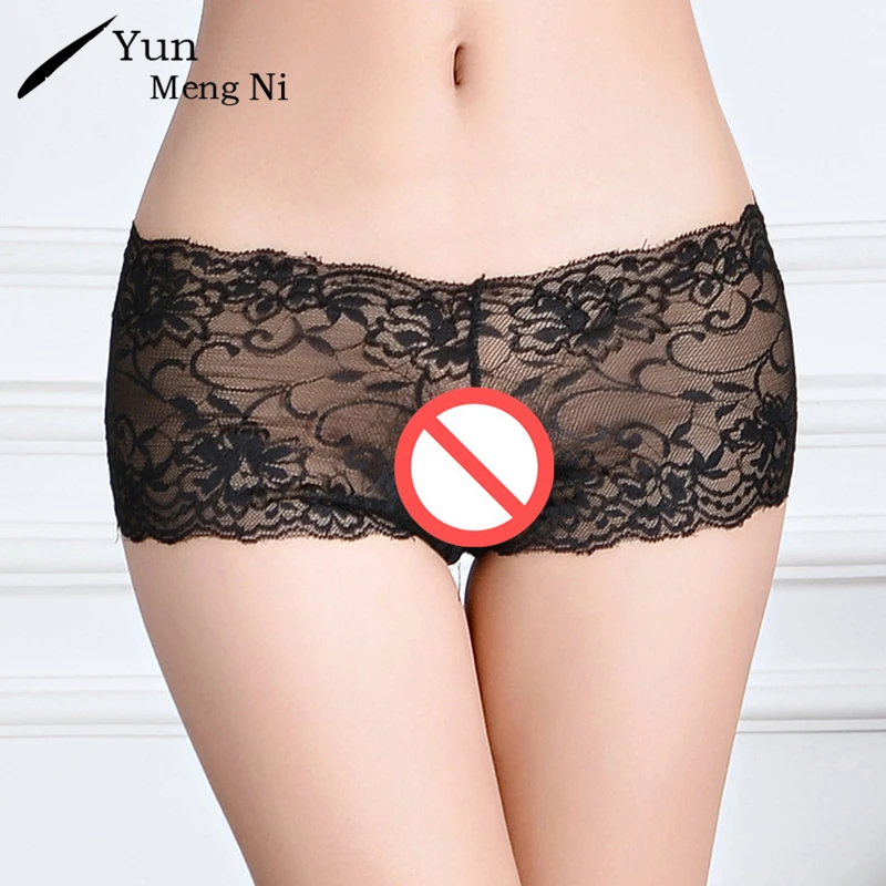 Сексуальные женские трусы Yun Meng Ni размера плюс XXL шорты для мальчиков кружевные