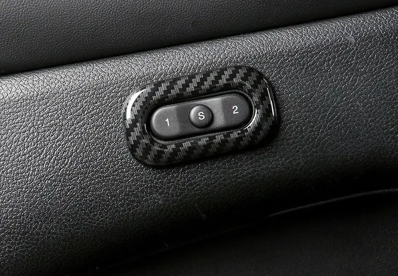 Новая накладка кнопки памяти из углеродного волокна для Jeep Grand Cherokee 2011 2012 2013 2014 2015