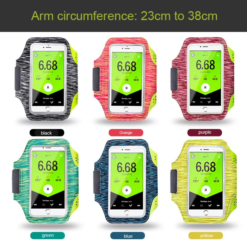 SIXEVE Universal Phone Case For Samsung iPhone Huawei Xiaomi Nokia LG Redmi Sport Arm band Band Belt Running GYM Bag |