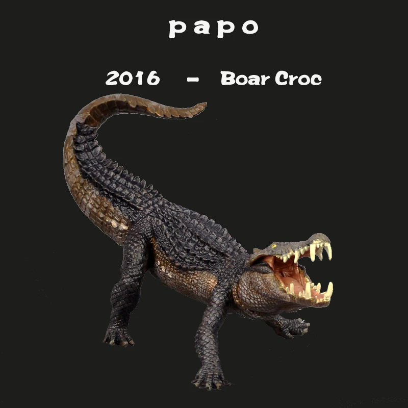 2016 Papo новый Кабан КРОК самые классические древние твари крокодил моделирование