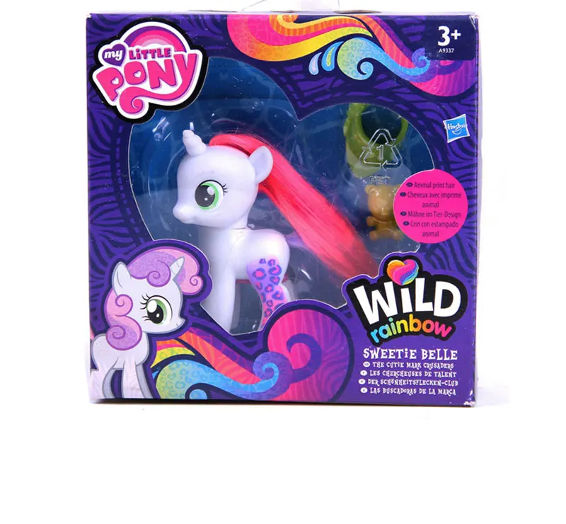 My Little Pony Дружба-это волшебная милая игрушка, подвижная Базовая игрушка пони, кукла серии, коллекционные игрушки для девочек 8 см