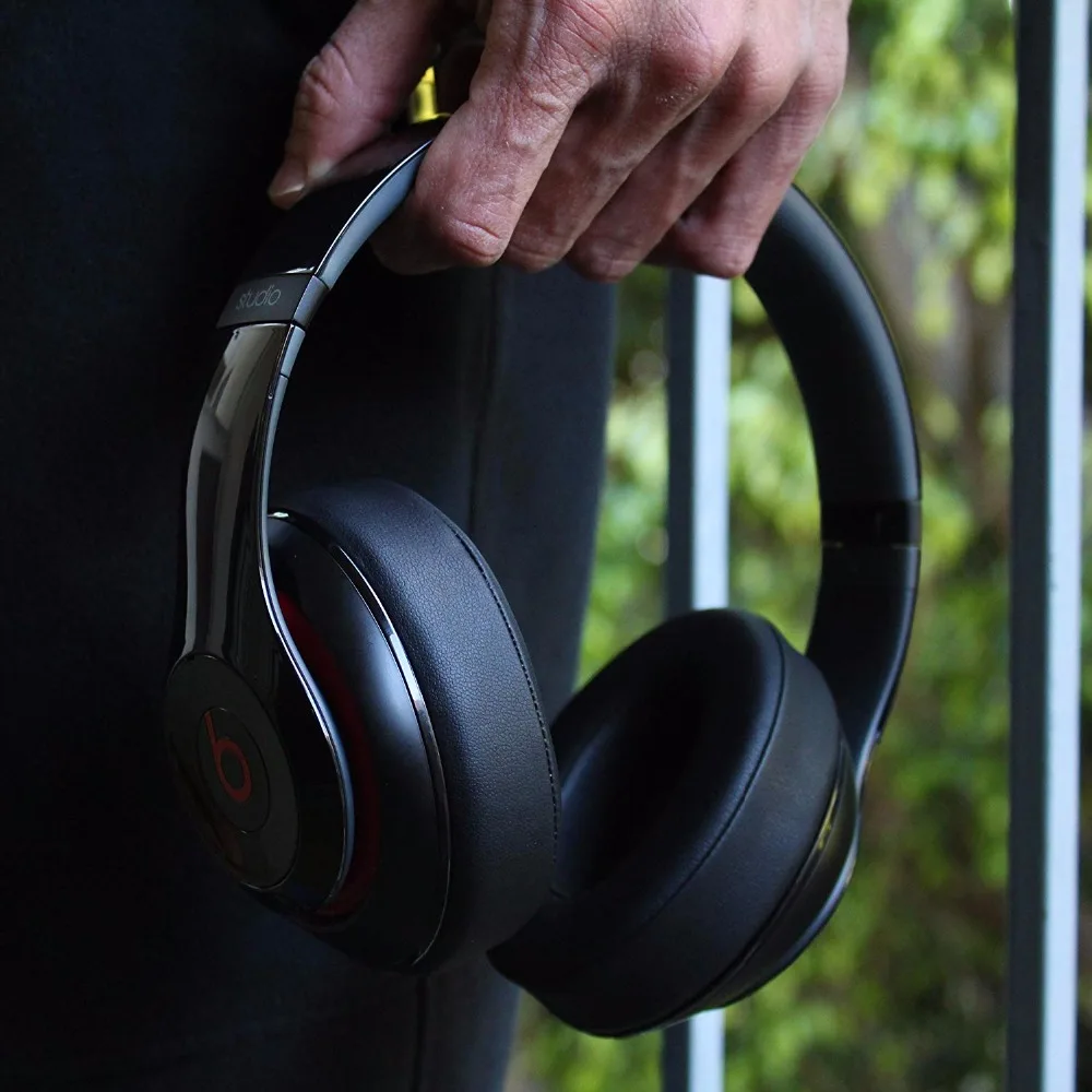 Сменные амбушюры Wantek Beats Cushion-Совместимость с наушниками Beats Studio O2 и Studio o3/Wired B0500/wireless B0501, черный