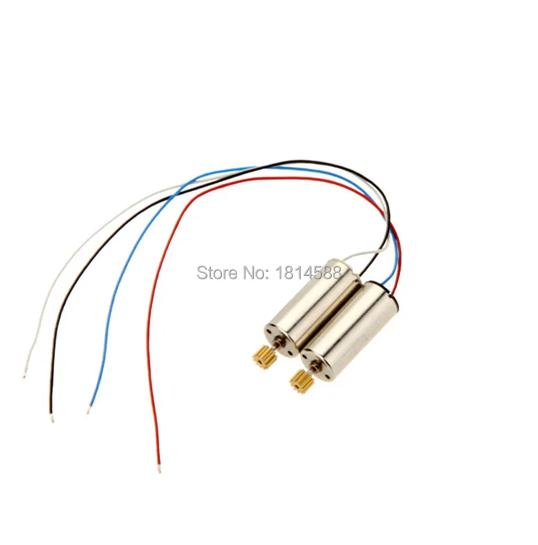 Набор моторов CW X1 CCWX1 для квадрокоптера H8C F182 F183 с камерой и FPV, 2 шт.