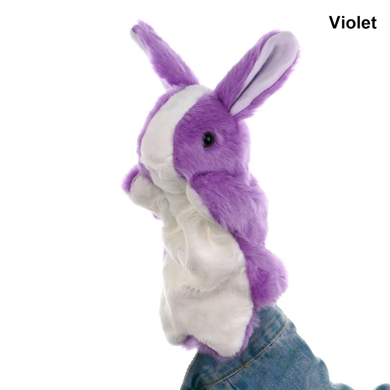 1 Pcs Hand Finger Puppet Animal Rabbit Doll Glove Plush Toy For Children Kids Gift BM88 | Игрушки и хобби