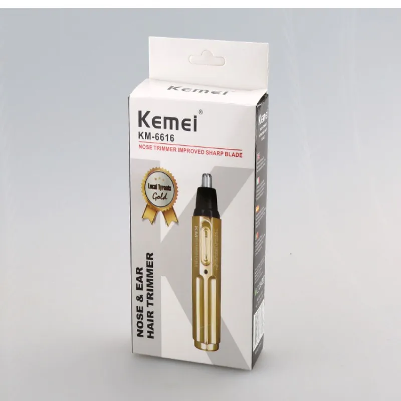 KEMEI New Electric Nose Hair Trimmer Professional Rechargeable Stainless Steel Cut Machine cortapelos nariz KM-6616 | Бытовая техника