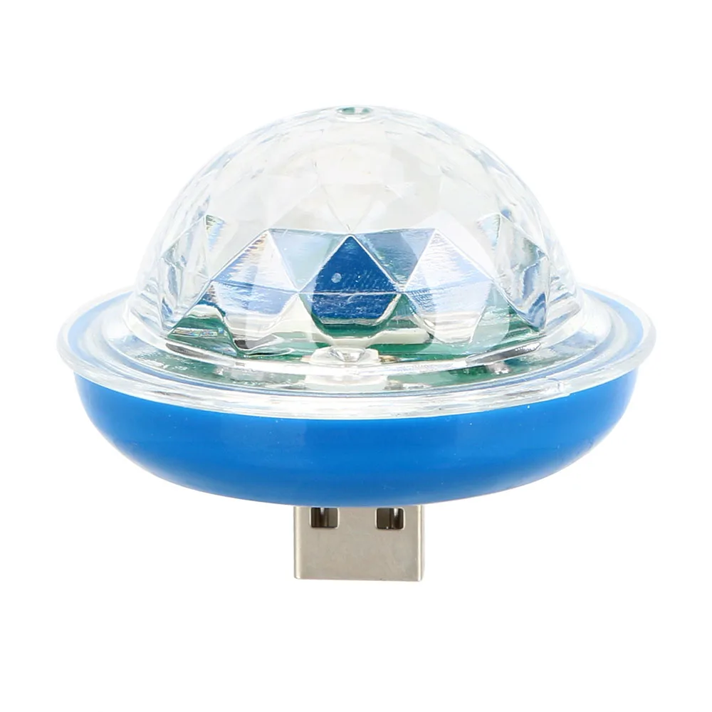 B type Blue YOSOLO мини USB цветной неоновый светильник изменение цвета портативный сценический фонарь светодиодный для вечеринки диско DJ сценический интерьерный светильник украшение - Название цвета: B type Blue