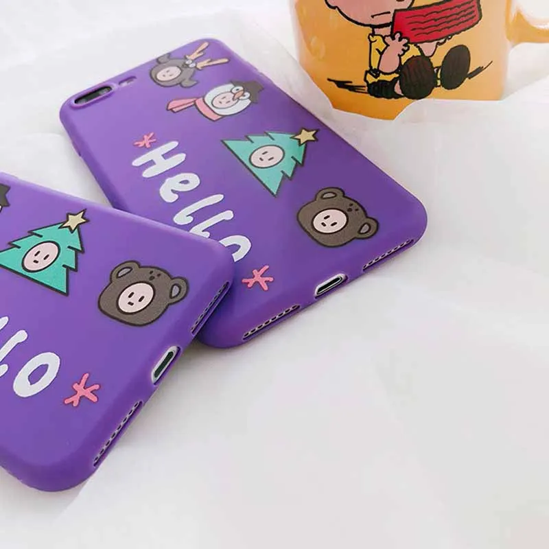 Мягкий чехол JIBAN с изображением маленьких животных для iphone X силиконовый 6 6plus 7 8 plus