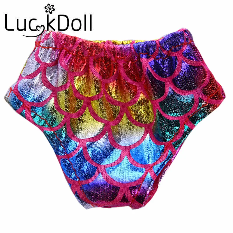 LUCKDOLL бюстгальтер русалка подходит для 18 дюймовых американских кукол 43 см