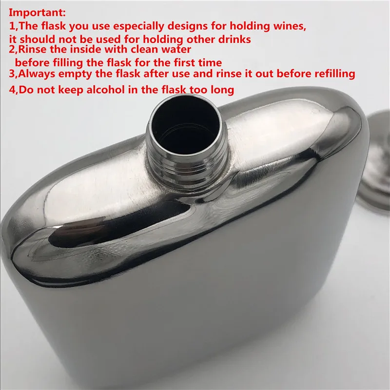 Фляжка с 6 унциями для курения фляжка из нержавеющей стали 304 170 мл алкогольная