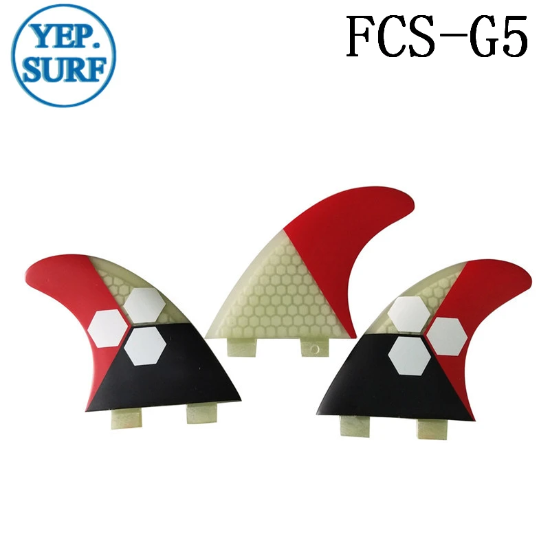 Плавник для серфинга FCS G5 Fin сотовый плавник доски 5 цветов Серфинг Quilhas