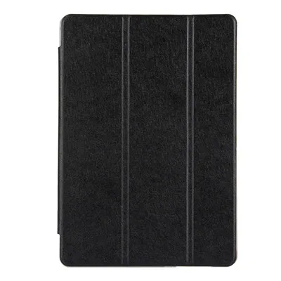 Black HAWEEL Tablet Крышка корпуса чехол для huawei Медиа Pad T3 10 9,6 дюймов с шелковой текстурой горизонтальный Флип кожаный чехол и 3-складной держатель - Цвет: Black