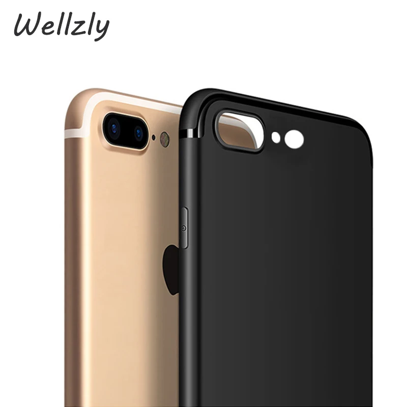 Стильный Ультратонкий с матовой поверхностью чехол Wellzly из ТПУ для Apple iPhone 7 8X6