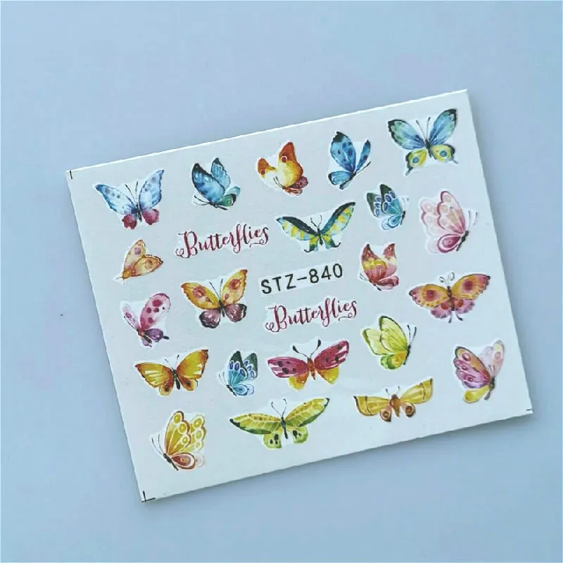 29 шт. свежие летние самодельные наклейки для ногтевого дизайна полые Переводные