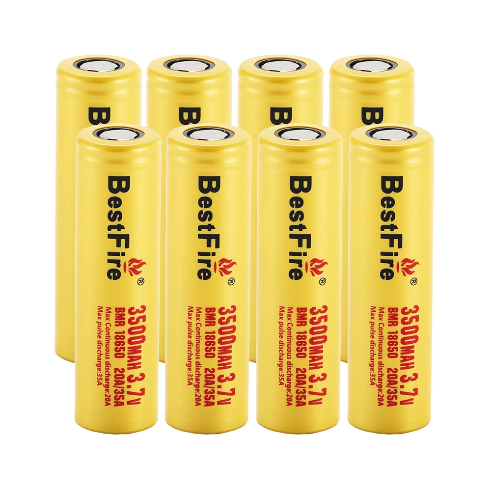 Bestfire 18650 аккумулятор 3500 мАч литий-ионная аккумуляторная батарея для вейпа