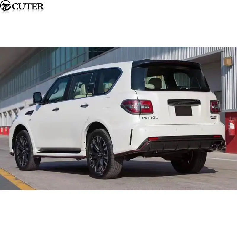 Y62 Комплект кузова автомобиля ABS Неокрашенный Передний Задний бампер боковые