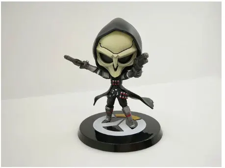 Without retail box Над часами игра персонаж версии Q Фигурка 10 см ПВХ Статуя игрушки Коллекция Модель игрушки с цветной коробкой OW подарок - Цвет: Without retail box