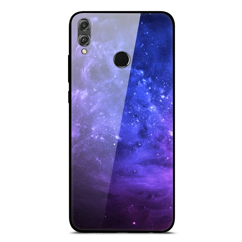 Чехол Honor 8X для huawei Honor 8X Max X8, чехол из закаленного стекла для телефона huawei Honor 8X MAX, чехол из стекла для Honor 8X Max - Цвет: 12